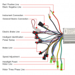 Alumiiniumisulamist Elektrirolleri Mootori Kontroller Intelligentne Harjadeta Mootori Kontroller + Elektrirolleri LCD