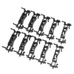 10 tk Katuse liistude tilguti liistu klamber MN142343 Katuse tugiliistu kinnitusklamber Asendus Mitsubishi Lancer EVO jaoks black