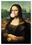 Obraz na pł&oacute;tnie mona lisa z balonem pop art 50x70 cm