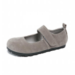 Moodsad Retro Prantsuse Mary Jane Kingad Kevad ja S&uuml;gis Naiste Vabaaja Korterkingad &Uuml;mar Nina Mugavad Pehmed Naiste Kingad Zapatos Mujer 35 hall v&auml;rv