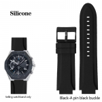 Uus Nailonist L&otilde;uend Nahast P&otilde;hjaga K&auml;ekella Rihm Casio Edifice Seeria GST-B400 EFB-680 ECB-10D Kellarihm Silikoonrihm K&auml;epael 26mm-14mm