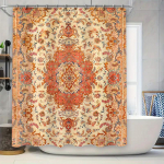 Vintage Lilleline Du&scaron;ikardin Suur Suurus Vannitoa Dekoor Eriti Pikk Pol&uuml;esterkangas Rustikaalne Boho Stiil Vannitoa Tarvikute Komplekt H-le 90x180cm