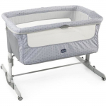 Co-sleeper voodi Next2Me Dream Silver - CHICCO - Alates 0 kuust - K&otilde;rgus reguleeritav - Madratsiga h&otilde;be