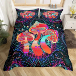 Metsseente tekikotikomplekt Burgundia taimemustriga Voodipesukomplekt lastele Tekikott Pehme pol&uuml;ester King Queen suurus Padjap&uuml;&uuml;riga 70x133cm