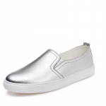 Moodsad naiste lamedad kingad Mokassiinid Vabaaja nahast kingad Naiste Mokassiinid Slip-on kingad naistele Mokassiinid K&otilde;rge kvaliteediga Mood H&otilde;bedased Naiste 4