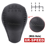 Manuaalne 5/6-k&auml;iguline must k&auml;igukangi nupp K&auml;epide Hoob NISSAN Navara D40 Frontier Double Cab 2005-2015/Pathfinder R51 2007-2019 jaoks black