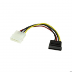 C&acirc;ble d'alimentation - StarTech - LP4 vers SATA - 15 cm - Noir - Garantie &agrave; vie
