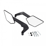 2 tk Mootorratta Lenksupeeglid Mootorratta K&uuml;lgpeeglid Jalgrattatarvikud P&ouml;&ouml;rlev PeegelSpoiler Maantees&otilde;iduks must