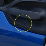 Car Keyhole Cover Left Door Handle Lid Original Product For Smart 451 453 fortwo forfour Car Replacement 1pcs old smart