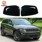 Paari auto eesmised vasak-/parempoolsed tagavaate peeglikaaned Jeep Grand Cherokee / Dodge Durango 2011- Auto Exterior jaoks Glossy Black