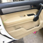 2007-2012 Honda CRV CR-V Esimese Uksepaneeli K&auml;etoe Nahkkatte Liist Beež beige