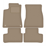 Dywaniki samochodowe welurowe do: Mercedes GLA H247 crossover (2019-) beżowe