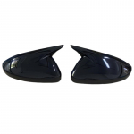 Paar Tahavaatepeegli Katet K&uuml;ljepeegli Katted Peugeot 208 - / 308 508 2008 jaoks Tahavaatepeegli Katte Liist Auto Tarvikud Glossy Black-Add on