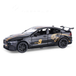 1/32 Jaguar EX Sulamist Sportauto Mudel Valatud Metallist M&auml;nguasi S&otilde;iduk Auto Mudel Heli ja Valgus K&otilde;rge Simulatsioon Kogumisobjekt Kingitus must