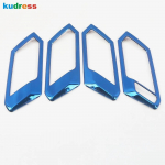 Car ide Inner Door Handle Bowl Cover Trim For Volkswagen VW T-Roc TROC 2017-  Carbon Fiber Interior Accessories terasest sinine v&auml;rv