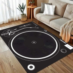 Vin&uuml;&uuml;lplaadim&auml;ngija Prinditud Vaip Magamistoa Elutoa Voodi k&otilde;rvale Diivani P&otilde;randamatt Moodne Kodu Dekoor Ala Vaip Suur Suurus 50x80cm (20x31in) gray