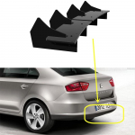Seat Toledo 2012-2015 Tagaspoiler - V&auml;lisauto lisatarvik must