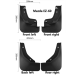 4 TK Mazda CX 6e Tarvikutele CX6e EZ60 2025 2026 2027 Porikaitse Tiiva Porikaitse Porikaitse Auto Rehvi Esiratta Tagaratta Tiib 4PCS black