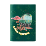 Louis Vuitton X Nigo Koost&ouml;&ouml; Reljeefne Logo Neli Kaardipesa Monogrammiga Kaetud L&otilde;uend Passihoidja Unisex Passihoidja Roheline M26293 Gift Set(Basic Set+Box+Shopping Bag)