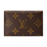 Louis Vuitton Slim Kahetooniline Disain L&auml;ikiv Kl&otilde;pskinnitusega Kaetud L&otilde;uend Kaardihoidja Unisex Kaardihoidja Pruun M26901 Gift Set(Basic Set+Box+Shopping Bag)