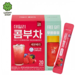5g x 20 kotikest / 7 t&uuml;&uuml;pi Korea igap&auml;evast Kombucha puuviljatee 380 ml pudelis Kingitus Sevenberry