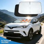 Toyota RAV4 2018-2025 2025 2025 2025 Auto esiklaasi p&auml;ikesekate Esiklaasi p&auml;ikesevari Visiir Auto siseaksessuaarid h&otilde;be