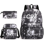 C Ronaldo &otilde;pilaskott + v&auml;ike &otilde;lakott + pliiatsitops kolmeosaline seljakott School bag 3-piece set