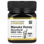 California Gold Nutrition, supertoidud, Manuka mesi, &uuml;he&otilde;ieline, MGO 100+, 8,8 untsi (250 g)