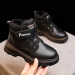 Talvised lapsed pluss Velvet Boys Boyss puuvillased kingad suurtes lumesaabastes 39 black