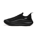Li Ning Cloud Wave Slip On Cushioning Slip Resistant Abrasion Resistant Lightweight Low top Casual Shoes Men's Black AGLW051-5 41.5 black