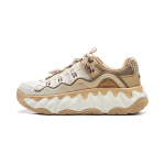 Li Ning Cookie Shoe Cushioning Slip Resistant Abrasion Resistant Breathable Lightweight Rebound Low top Casual Shoes AGCV254-1 38