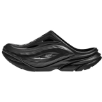 HOKA ONE ONE ORA Recovery Mule Odor Resistant Slip Resistant Closed Toe Slippers Unisex Black 1147951-/ 36