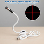 USB magnetiline laserjuhend punane laserpositsioneerimissignaal &otilde;mblusmasina, tikkimismasina, k&auml;sit&ouml;&ouml; t&ouml;&ouml;laua joondustarvikule gray