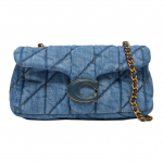 Coach Tabby 20 tepitud tiigrikirjaga logokangast crossbody &otilde;lakott naistele Indigosinine CR701-B4IN Basic Set (Bag+Dust Bag)