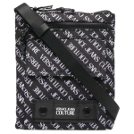 Versace Jeans Couture Logo Tr&uuml;kiga Nailonist &Otilde;lakott Meeste &Otilde;lakott Must E1YWAB53-71894-MI9 Basic Set (Bag+Dust Bag)