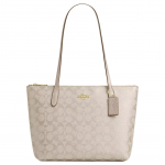 Coach Fiona 24 Klassikaline logoga t&otilde;mblukuga kott Naiste kott &Scaron;ampanja segatud v&auml;rvid CW396-IMXB8 Basic Set (Bag+Dust Bag)