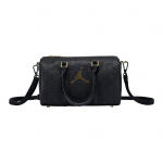 Jordan Monogram Series Ruuduline Kuldse Sildiga K&auml;ekott Unisex kotid Must JD2543016AD-001 Black