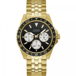 GUESS Odyssey Kuldne Metallist Meeste Kvarts W1107G4 Kell kuld
