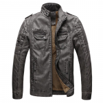 Moodne meeste nahktagi Meeste soe motojope XXXXL sinine