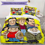 Only Fools and Horses Muster Voodipesu Tekikott Tekikoti Kate Padjap&uuml;&uuml;r Kodu Dekoratsioon S&uuml;nnip&auml;evakingitus (1 * tekikott + 2 * padjap&uuml;&uuml;r ilma t&auml;idiseta)102 135x200cm yellow