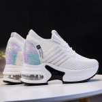 Naiste tossud, kevadiste litritega vabaajajalatsid Naiste platvormkingad, kiilud, k&otilde;rgust suurendavad 2021. aasta kootud naiste vulkaniseeritud kingad 40 must