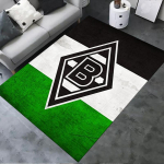 2025 Uus Borussia Vaip Elutoa Magamistoa Kodu Diivani Kaunistuseks, Laste m&auml;ngimine Libisemiskindel P&otilde;randamatt19 80x120cm( 31x47in)