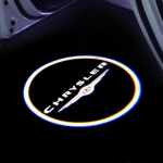 2 tk LED Auto Ukse Tervitusvalgusti Logo Kummitusvari Dekoratiivne Lamp Chrysler 300 300c 200 Sebring FR JR JS Lancia Thema Tarvikutele