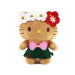 Sanrio Hello Kitty & Kuromi pehmed m&auml;nguasjad 20 cm &ndash; Pehme kaisuloom, Hula-seelikuga Kitty, Multikakujuline kingitus