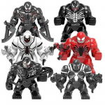 6 tk Venom Suured Minifiguurid Ehitusklotsid M&auml;nguasjade Komplekt Tegevusfiguurid
