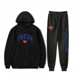 Naiste r&otilde;ivad Sturniolo kolmikud kapuuts Jogger p&uuml;ksid kaheosaline komplekt Dressid + dressip&uuml;ksid Fresh Love Logo meeste naiste komplekt L