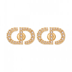 Dior Petit Cd k&otilde;rvar&otilde;ngad kullatud metallist ja valgete vaikkuulidega Naiste k&otilde;rvar&otilde;ngad E1742PTCRS-D301 Gold,F