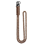 Tugev Paracord Lanyard V&otilde;tmehoidja 7-sooneline Kaelapael V&auml;litingimusteks Kaelakee V&otilde;tmehoidja Pael Punutud Metallklipiga V&otilde;tmer&otilde;ngas pruun
