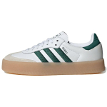 adidas Sambae Valge Roheline Kummist Tald Naiste Tennised Pilvevalge Kollegiaalne Roheline ID0440 38 white