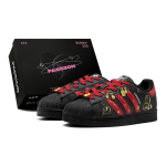 Adidas Originals Superstar 2 Paaride Rikkus Poniga CNY Uusaasta V&auml;ljaanne, Hobuse Aasta Madalad Rula Kingad JH9977(TeamS2-S-BOX) 36